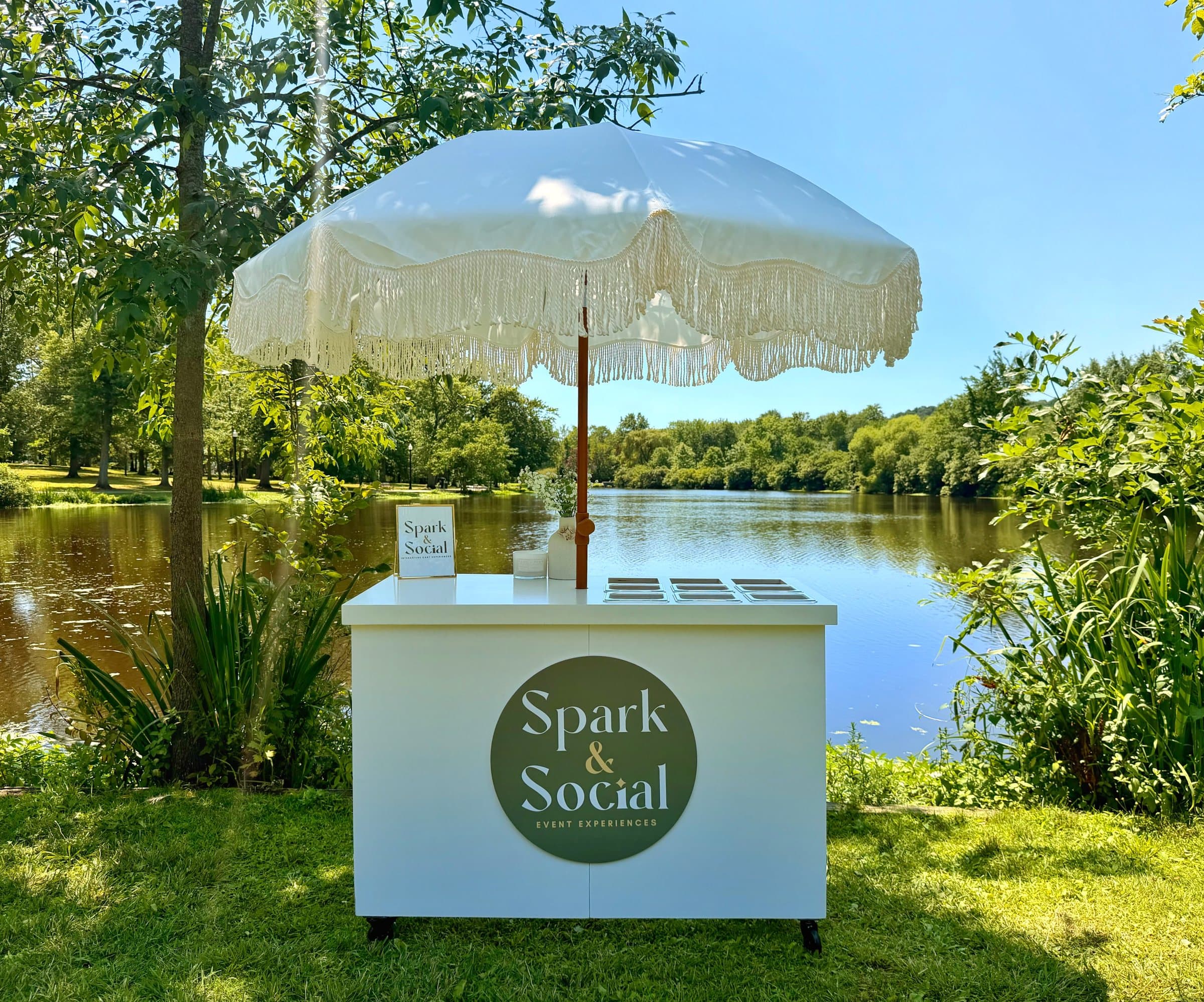 The signature Spark & Social cart — Spark & Social New Jersey